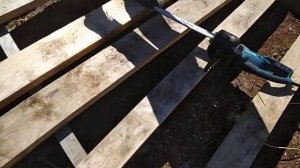 Подготовка шаблона для стропил