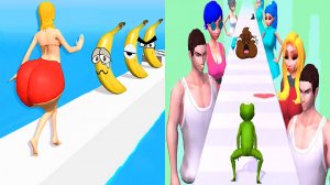 Мобильные игры Squeezy Girl и Frog Princw прохождение, геймплей и новые уровни для Android и iOS