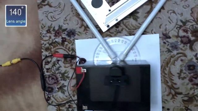 Угол обзора автомобильной камеры с Алиэкспресс - 80 вместо 140! смотреть онлайн