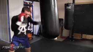 Canelo Alvarez COMPLETE Boxing workout for Miguel Cotto- Cotto vs. Canelo video