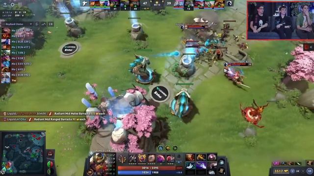Реакция стримеров на финал игры Liquid vs Thunder (bo3) | The International 11 (Dota 2 Дота)