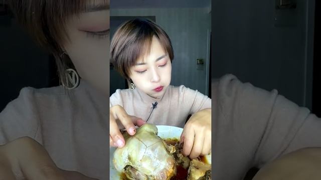 ASMR Sheep Head Eating Show Mukbang Eating Goat Head Mouth Watering With Delicious Sound #55 смотреть онлайн