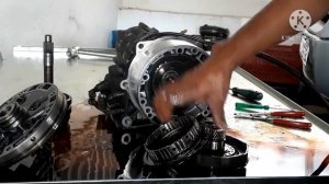 Desmontagem do cambio automatico transmissão 03-72 L Mitsubishi Pajero Sport.