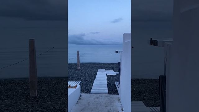 Утро. Имеретинская набережная. Пляж Красная поляна. Адлер. Сочи смотреть онлайн