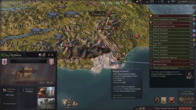 Crusader Kings 3 ITA - La Crociata - Imperatore di Aquitania #32 смотреть онлайн