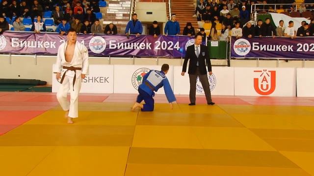 ДЗЮДО. Чемпионат Кыргызстана-2024 (юниоры). 66 кг 3-е место Амир Айткулов-Никита Мазур