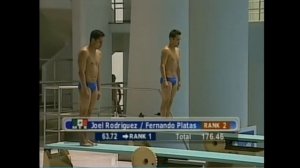 2001 Fernando Platas & Joel Rodriguez - Mens 3 Meter Double Synchro Diving World Championships