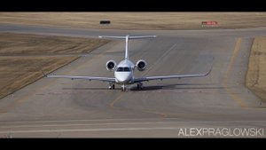 LOW PASS! AirSprint's FIRST Embraer Praetor 500 Arriving at Calgary Airport!