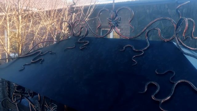 КОВАННЫЙ ДЫМНИК КОЛПАК НА ТРУБУ ИЗ ВИНОГРАДНОЙ ЛОЗЫ смотреть онлайн