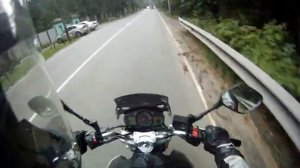 чудо спасение мотоциклиста