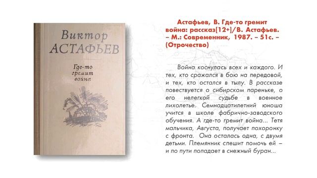 Виртуальная книжная выставка «День нашей памяти и скорби»