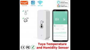 Термо-глаз для алисы - датчик температуры и влажности Tuya Zigbee, Wi-Fi для умного дома за 400р
