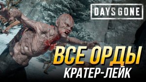 Days Gone - Все орды | Кратер-Лейк