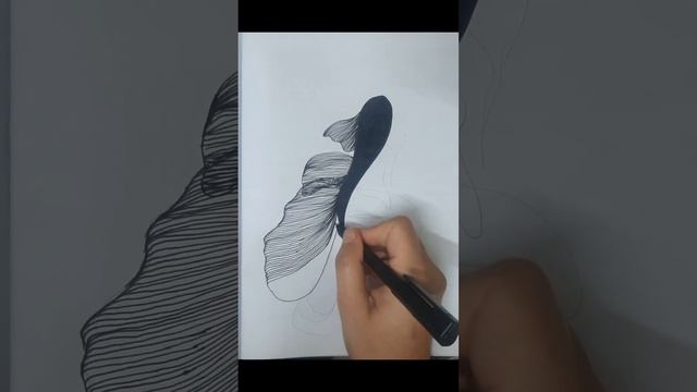 Line art#easy fish sketch смотреть онлайн