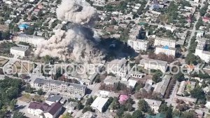 Удар авиабомбы с УМПК по выявленному пункту временной дислокации всушников на правом берегу Днепра в