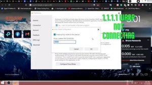 Cloud flare 1.1.1.1 warp not connecting for win 10 ! final solution .