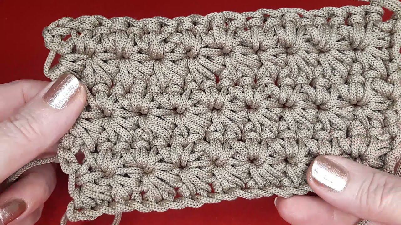 Эти звёздочки - цветочки великолепны в любых изделиях. Вязание крючком. смотреть онлайн