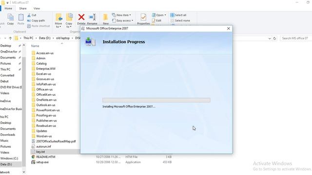 Microsoft Office 2007  Office 2010 Support Windows 10