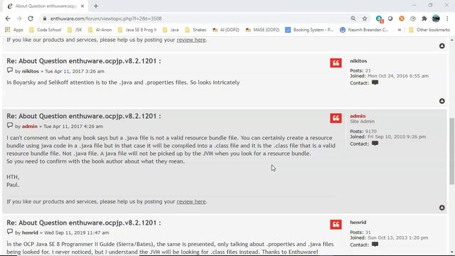 A Java file is not a valid resource bundle, it is the class file. (enthuware.ocpjp.v8.2.1201) смотреть онлайн