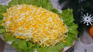 Потрясающий САЛАТ "Снежная Королева" на НОВЫЙ ГОД 2019. Устоять НЕВОЗМОЖНО! Понравится Всем)