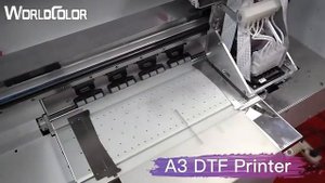 calibration printing test on Audley A3 DTF printer