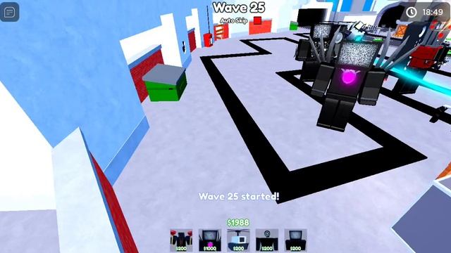 Играю с друзьями в игру Toilet Tower Defense часть 4 смотреть онлайн