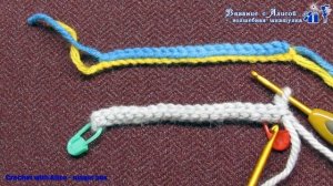 3 Урок. Соединительный столбик или полустолбик без накида. Alice - Crochet.