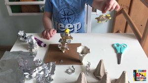 МАКЕТ дома из подручных материалов