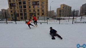 Третий зимний матч. Дворовой клубы "Реал"VS"Ювентус"(Счёт указан в конце) #дворовойфутбол #футбол