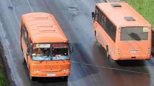 Нижний Новгород. ПАЗики на Зеленском съезде. 30 апреля 2023