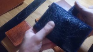 Два изделия из кожи от Вахруши.m4v