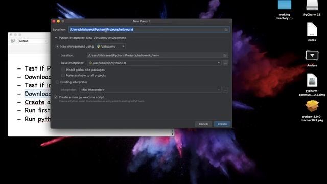 Gettings started with Python on macOS смотреть онлайн