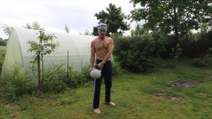 Утренняя гимнастика с гирей для тех кому больше 50 ти лет.