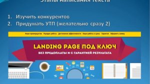 Написание текста для лендинга | #2 - Видеоуроки по созданию и продвижению лендинга