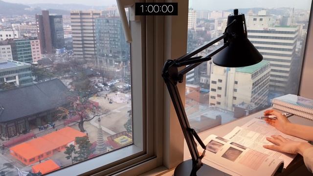 해질녘 '너의 이름은 OST' 스터디윗미? 데려왔어요 (calm piano music, real time) 2HR SUNSET STUDY WITH ME  의대생과 같이 공부해요