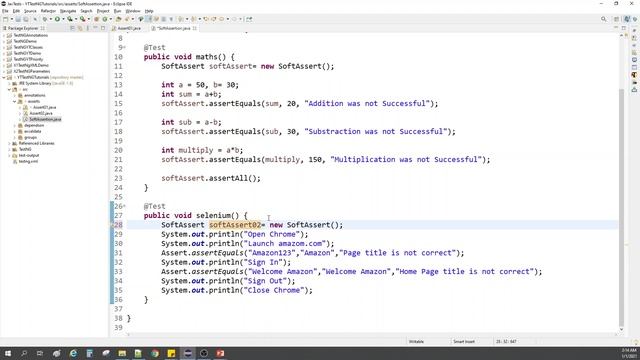 What is Soft Assert in TestNG | TestNG Tutorial Part #15 смотреть онлайн