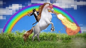 Макдоналдс: Один Настоящий Биг Мак с котиком на единороге