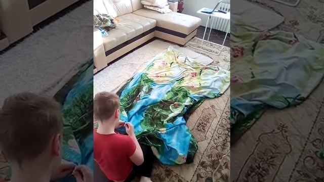 Как надеть пододеяльник смотреть онлайн