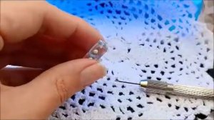 Как прикрепить держатель к кулону (сверлилка+УФ смола)