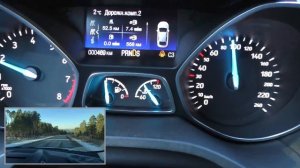 Расход топлива на Ford Kuga 2017 2.5 AT 2WD