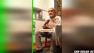 ЧЕЧЕНСКИЙ ДЕД ПОЕТ НА ДЕЧИГ ПОНДУРЕ ПЕСНЮ Х1АЙ ОЬЗДА НОХЧИЙ ЙО1