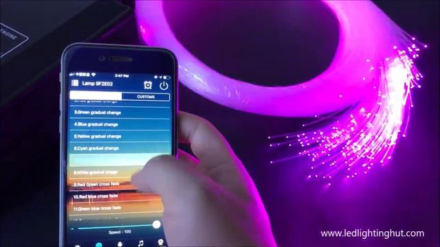 LEDLightingHut WiFi Fiber Optic LED Light Engine, Smartphone APP Control смотреть онлайн