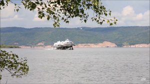 Метеор 240 прибывает в Болгары из Ульяновска 14 07 2019г