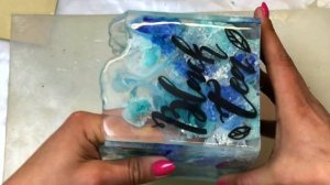 ЭФФЕКТ ЛУННОГО КАМНЯ и ПЕТРИ в эпоксидной смоле.