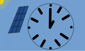 часы с дополнительным питанием от солнечных батарей своими руками