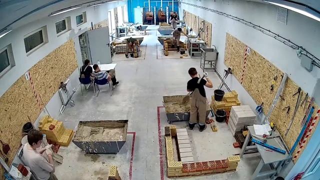 Демонстрационный экзамен. Кирпичная кладка 15 июня 2022 года