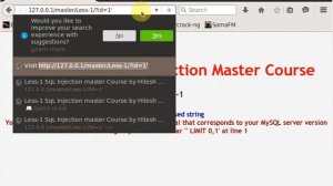 Обучение SQL-инъекции №2 Первые шаги