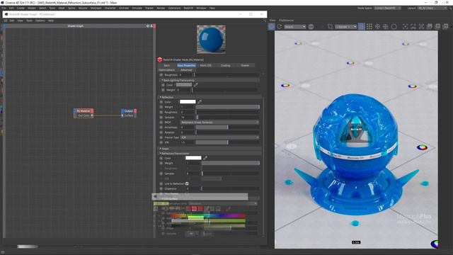 25. Diffuse Material, Refraction Subsurface смотреть онлайн
