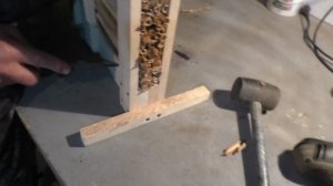 плетение матов из камыша рогоза для пчёл.