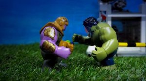 Lego Avengers Endgame Hulk VS Thanos Fight Battle Lego Stop Motion